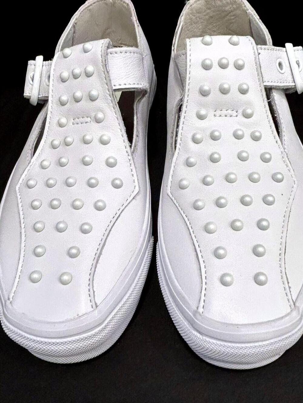 Vans LX Mary Jane 93 Leather PREMIUM "Pearlized White" - Women's 6.5 | NEW